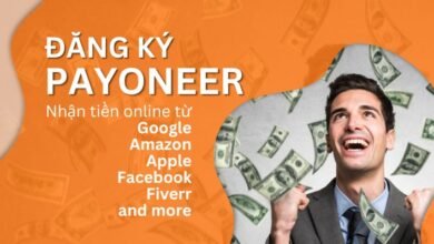 Đăng ký Payoneer nhận tiền Google Admob