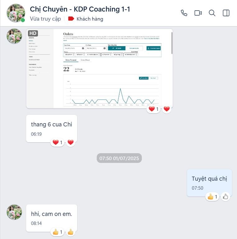 kết quả làm sách KDP